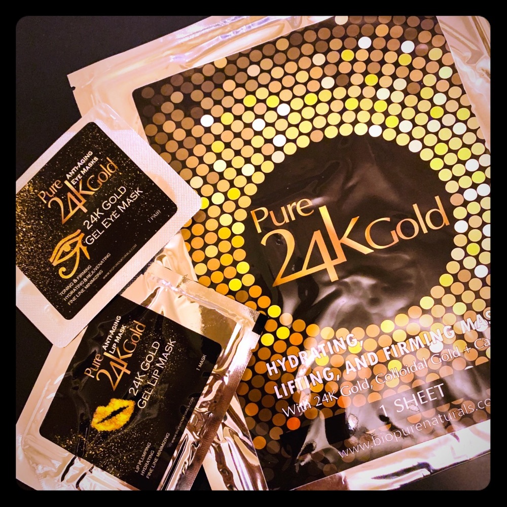 Pure 24K Gold Masks